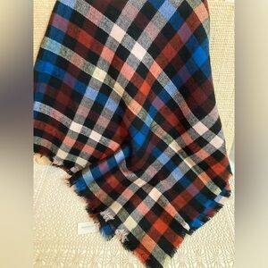 Francesca's Plaid Scarf NEW Diana Checkered Blanket Scarf